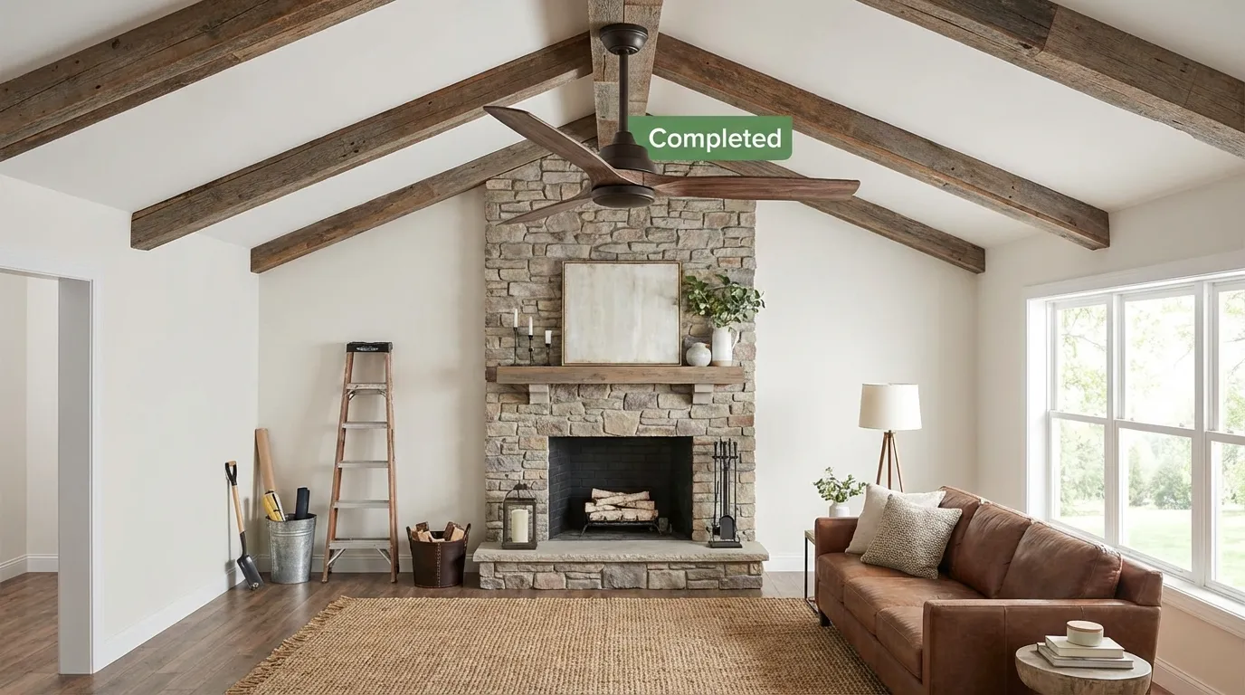 Completed fan project Dagenham