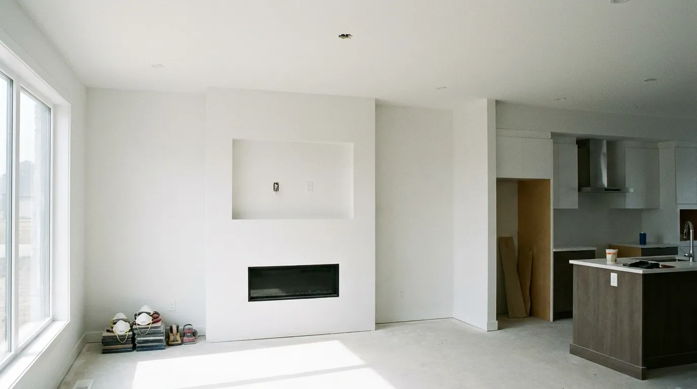 Completed Drywall Installation