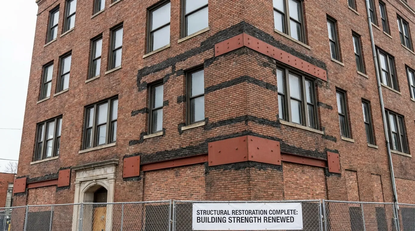 Completed structural repair