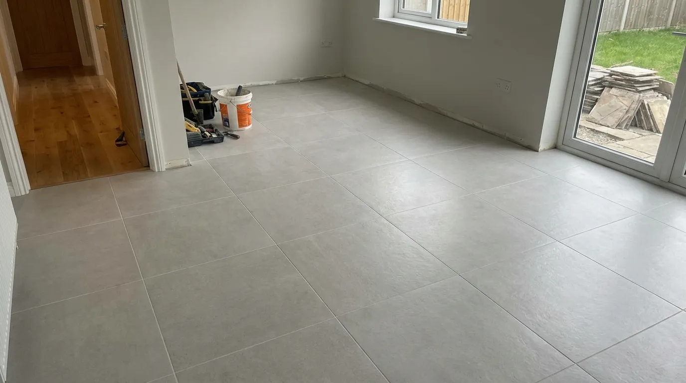 Clean Tiled Floor