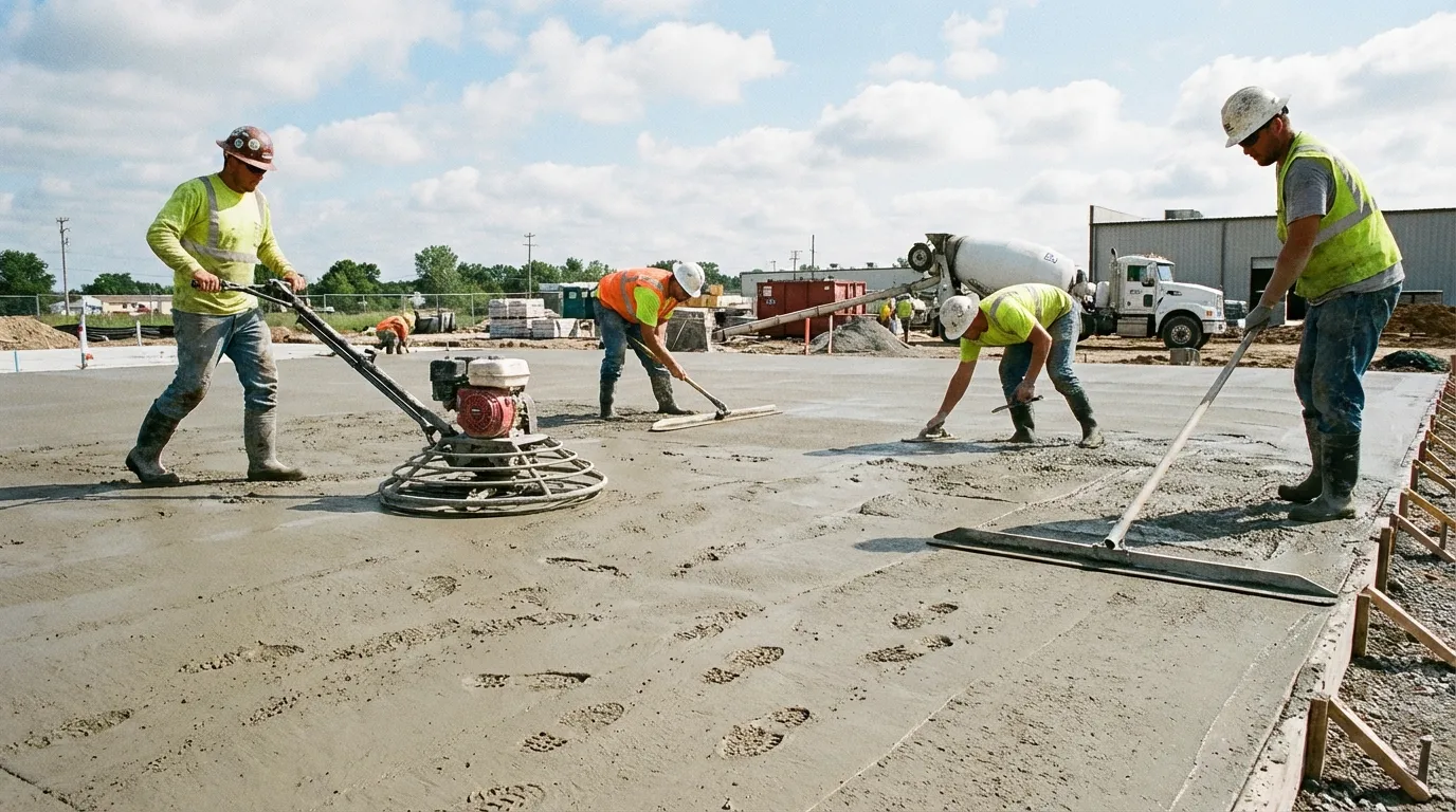 Concrete Pouring in Hainault