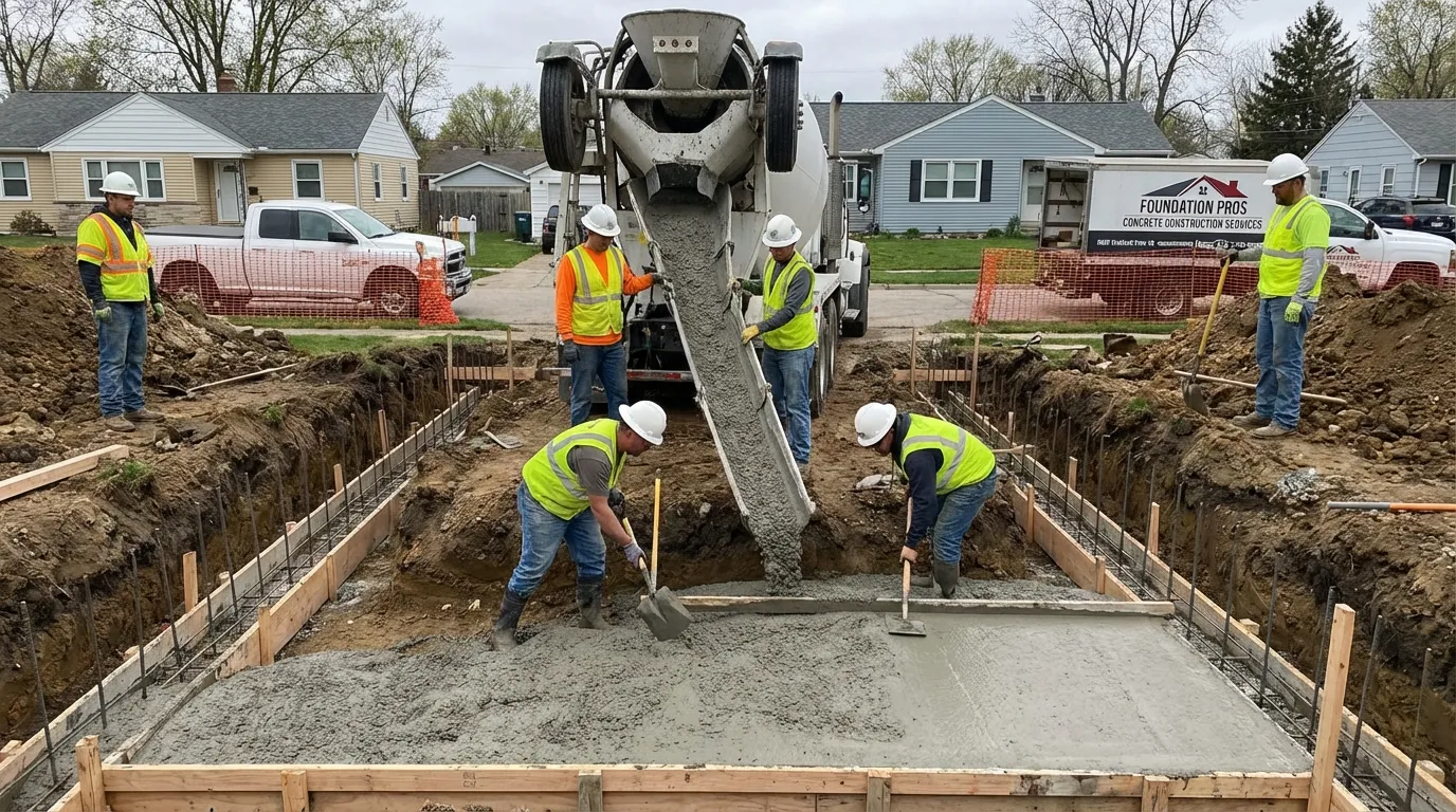 Tools and techniques concrete construction