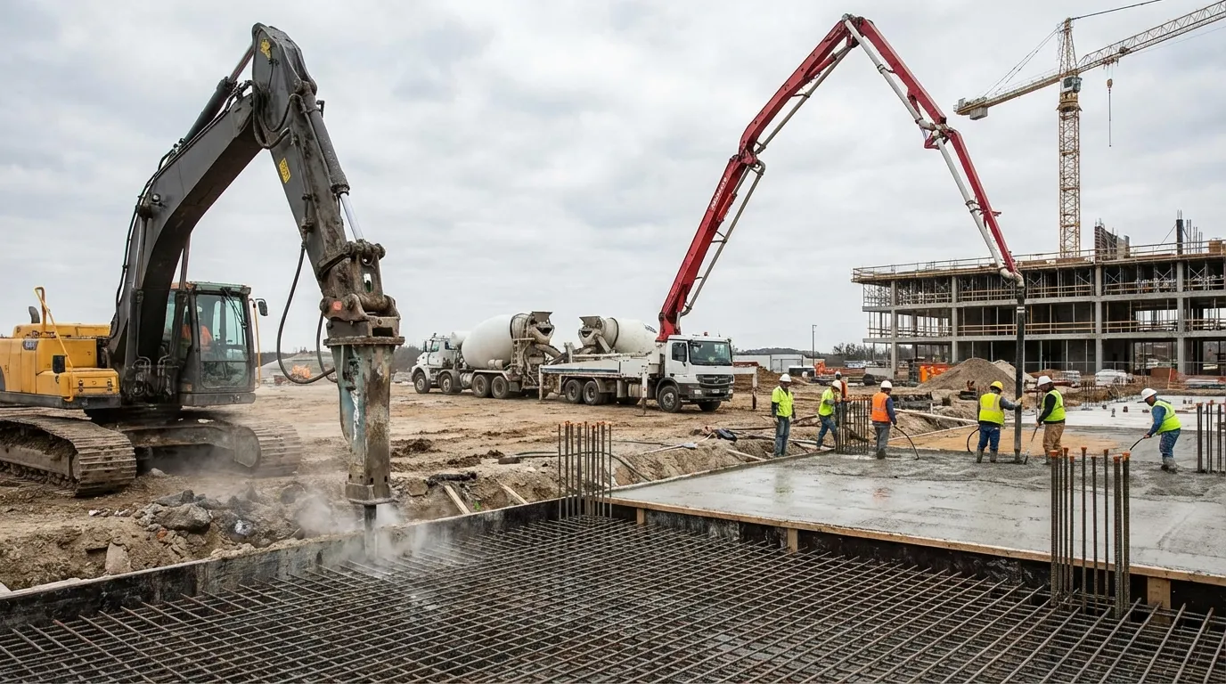 Concrete Work Services in London