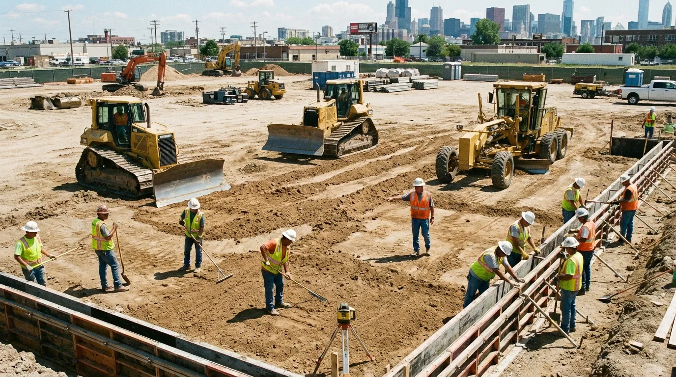 Trench Fill Foundations London