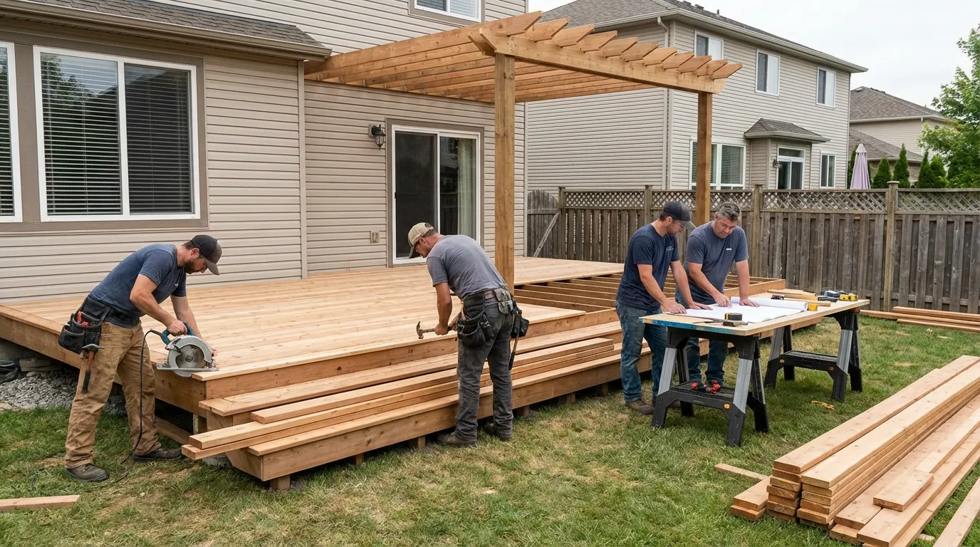 Deck Construction Services in Romford RM6 4FS