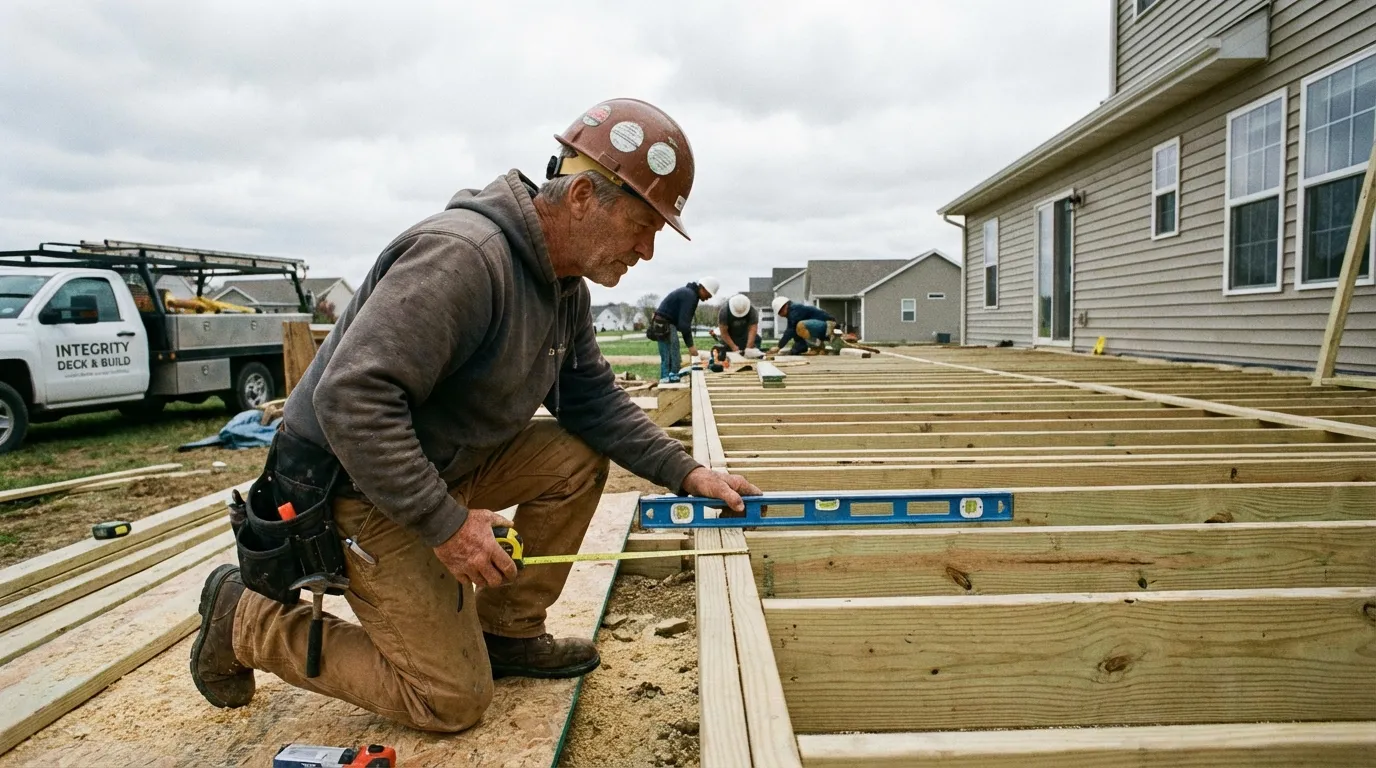 Deck Construction Start