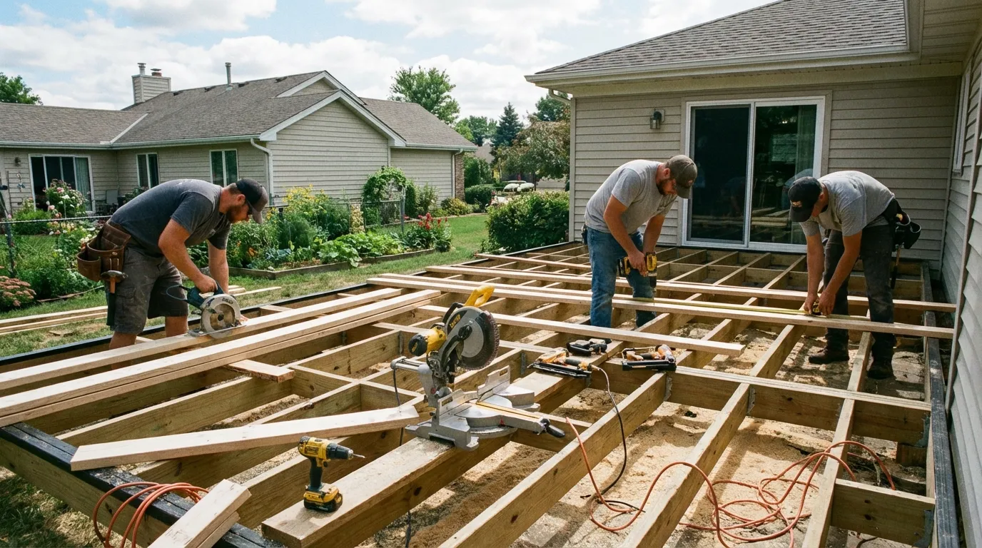 Deck Construction Services in Romford RM6 4FS