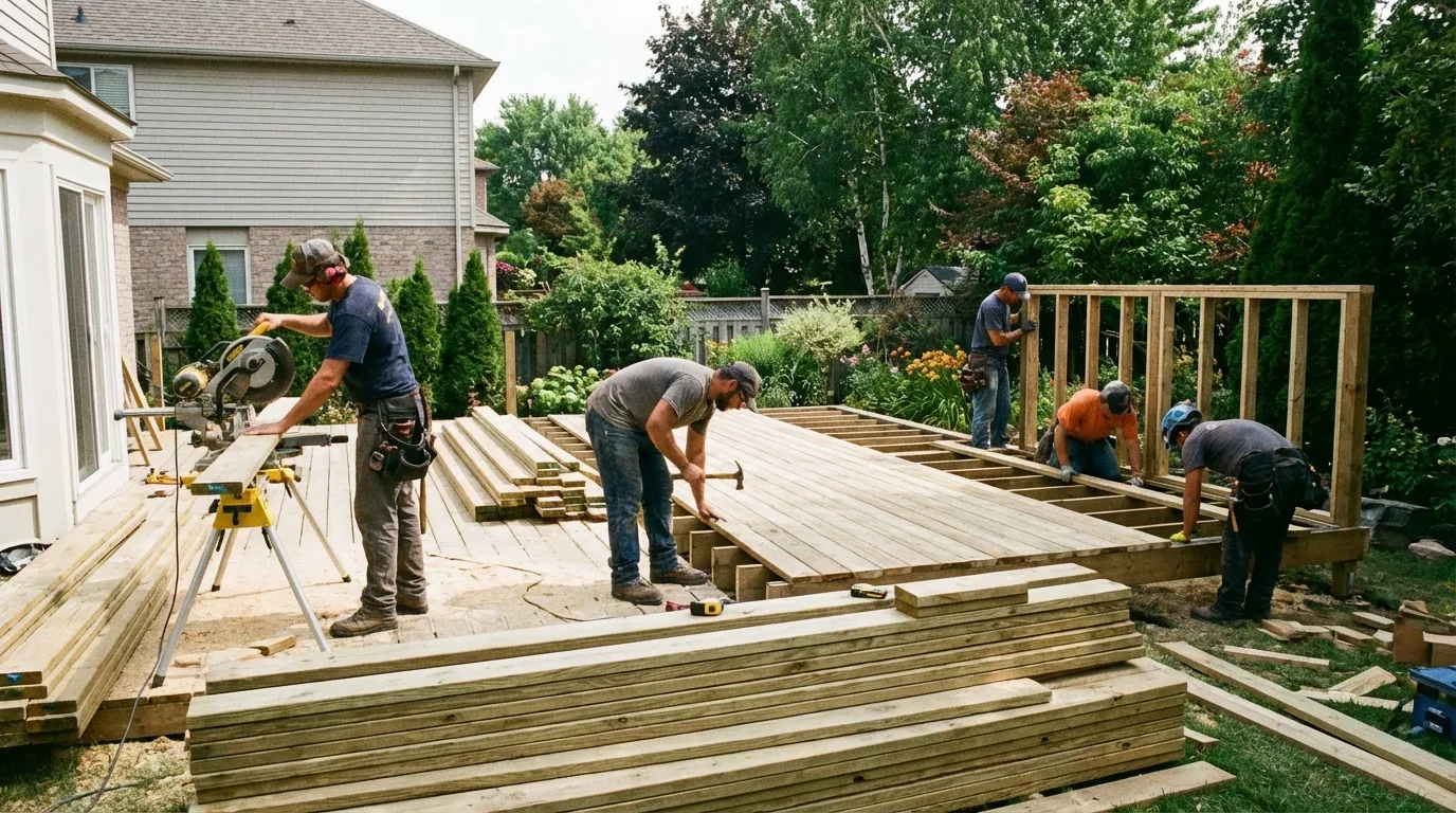 Deck Construction Services in Romford RM6 4FS