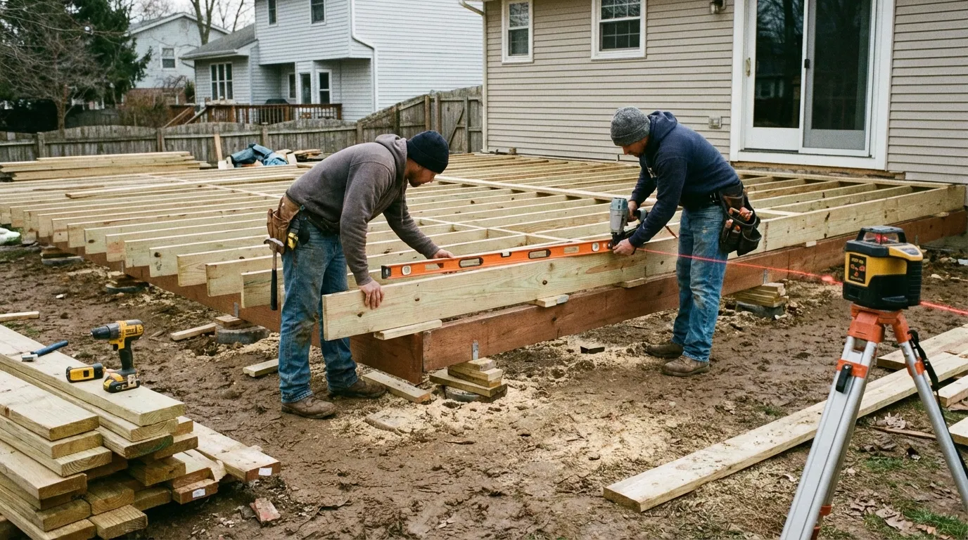 Deck Construction Services in Romford RM6 4FS