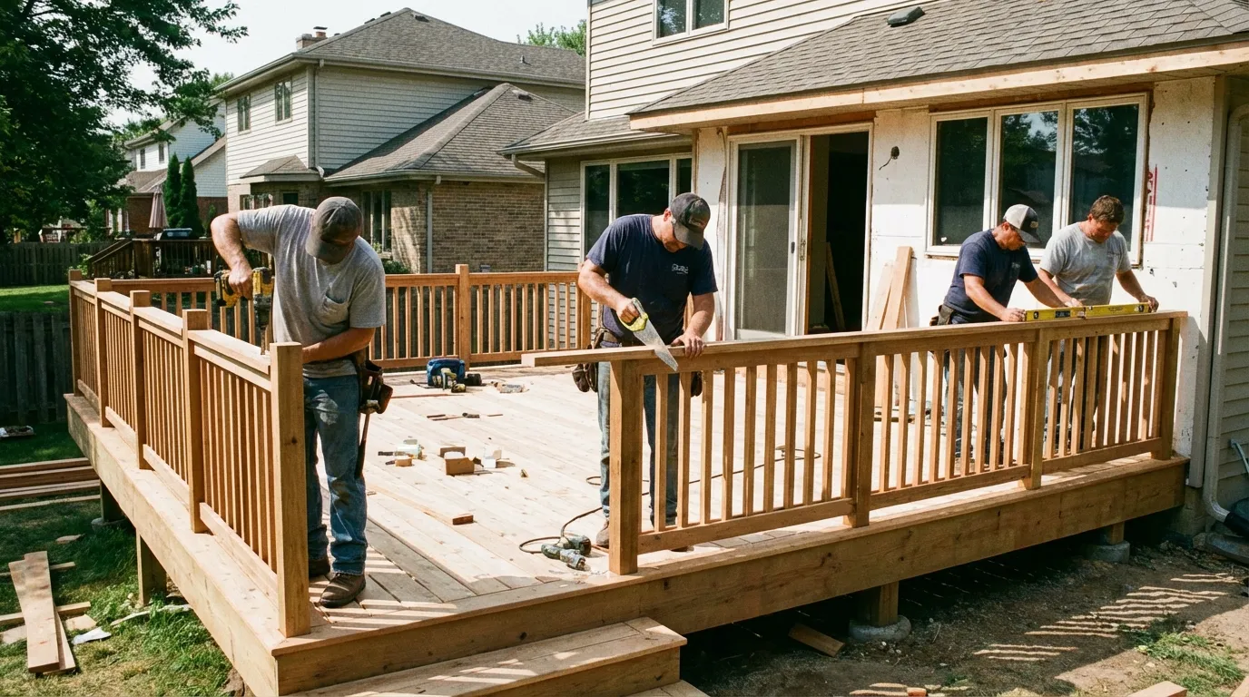 Deck Construction Services in Romford RM6 4FS