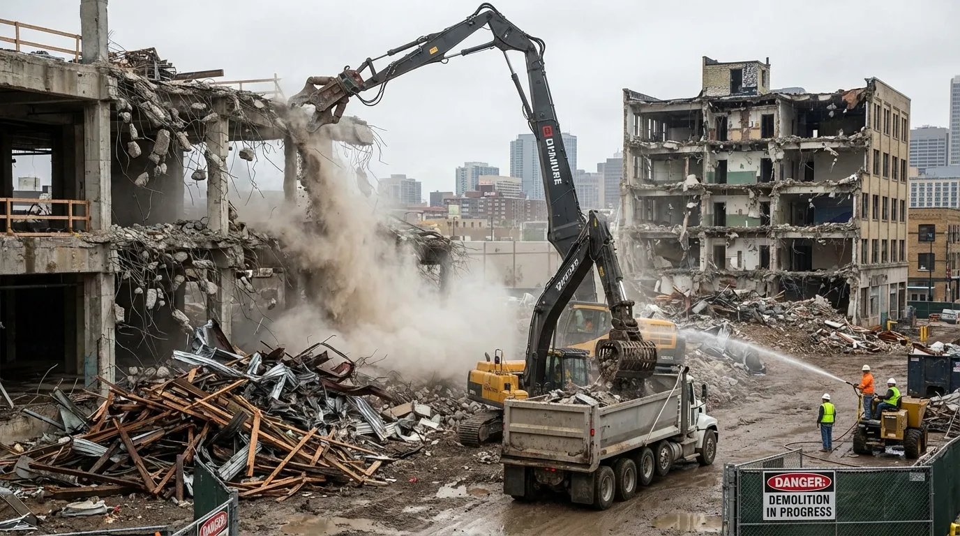 Demolition Work In Progress