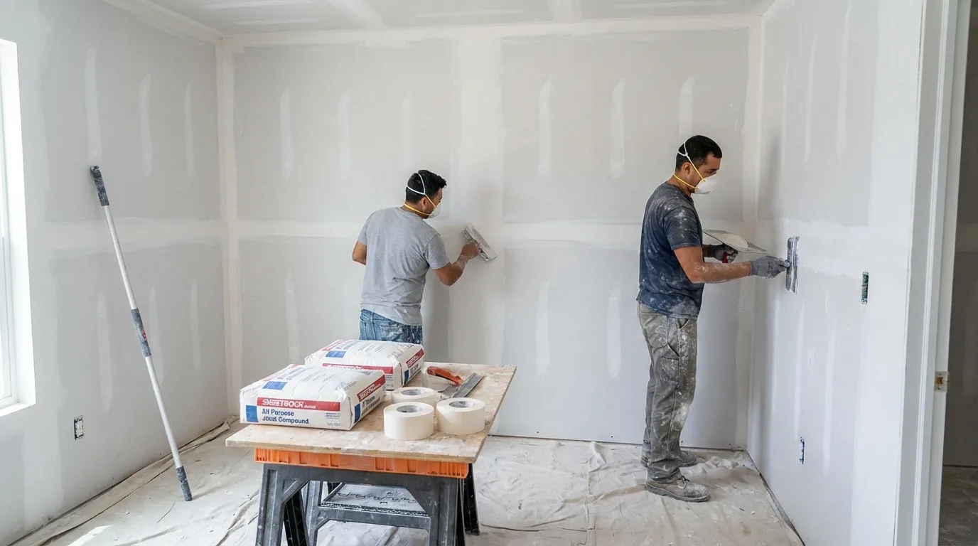 Drywall Installation In Progress