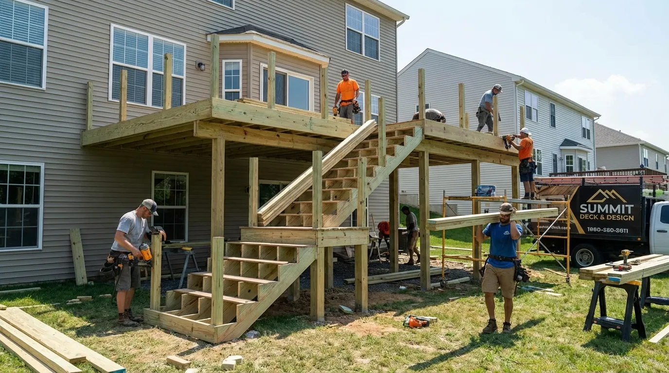 Deck Construction Services in Romford RM6 4FS