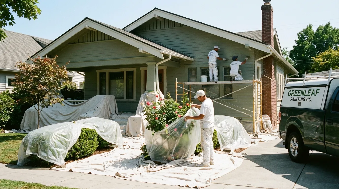 Maintenance of exterior paint