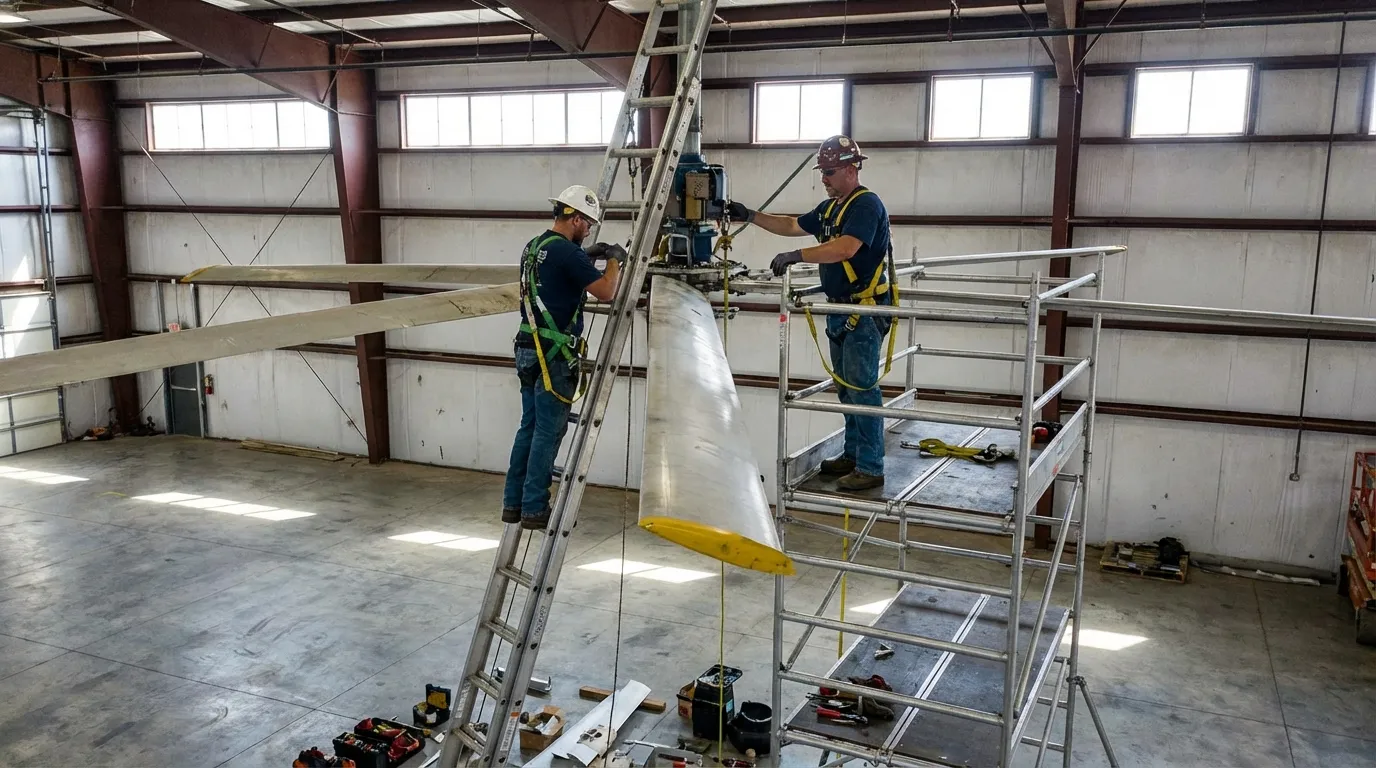 Tools used for fan repair