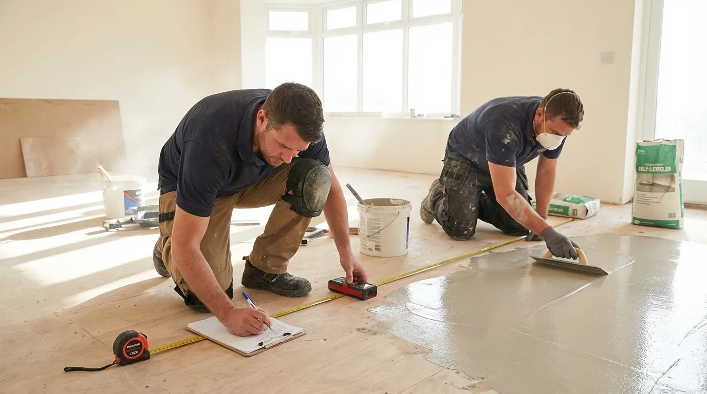 Checking subfloor issues in Ilford