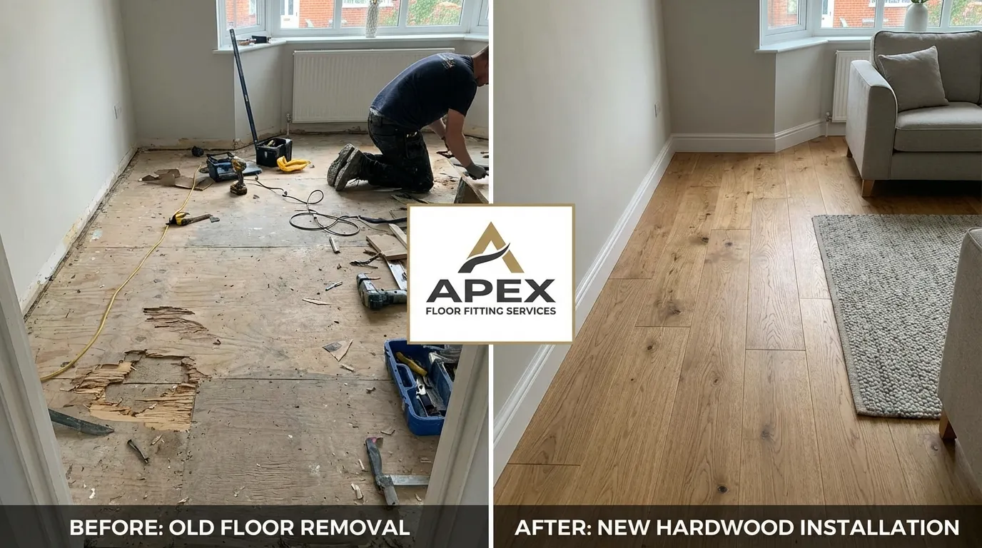 Before and After Floor Fitting