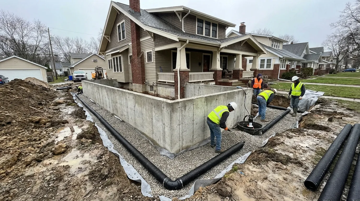 Completed Drainage Project Ilford