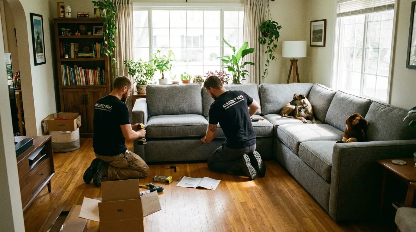 Modular sofa assembly