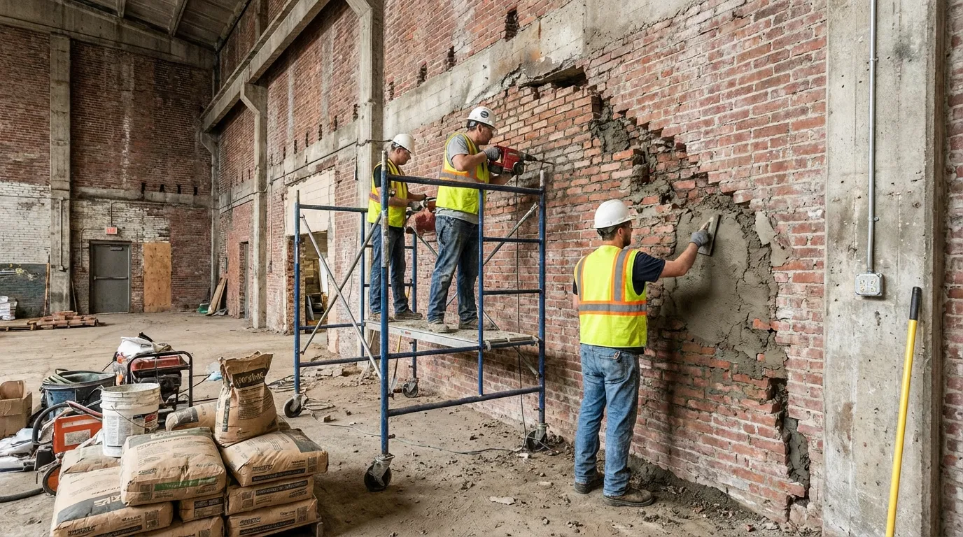 Masonry Wall Repair