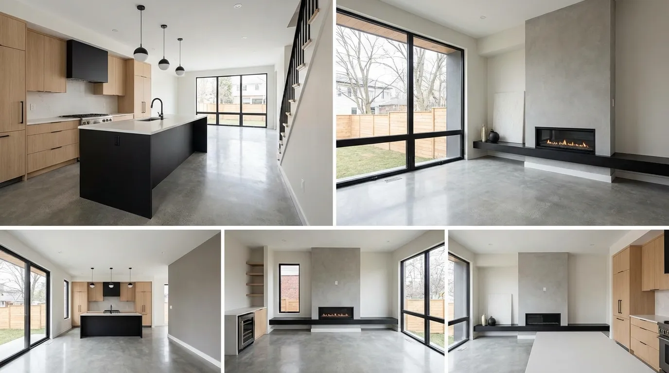 Home renovation finish