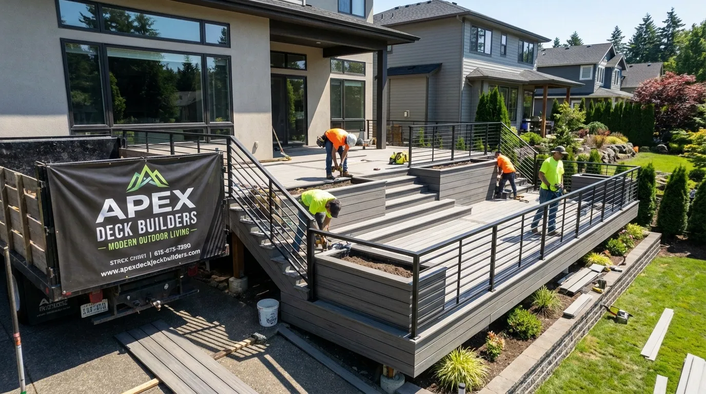 Deck Construction Services in Romford RM6 4FS