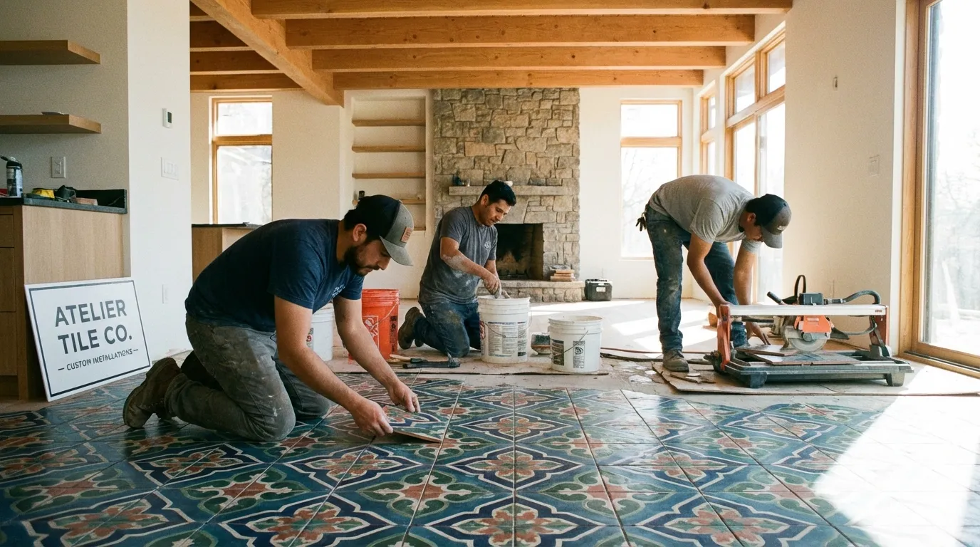 Patterned Tiling Manor Park