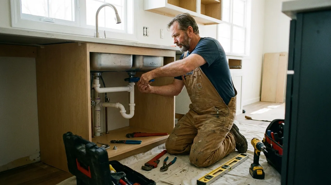 Plumbing tools for fixture installation