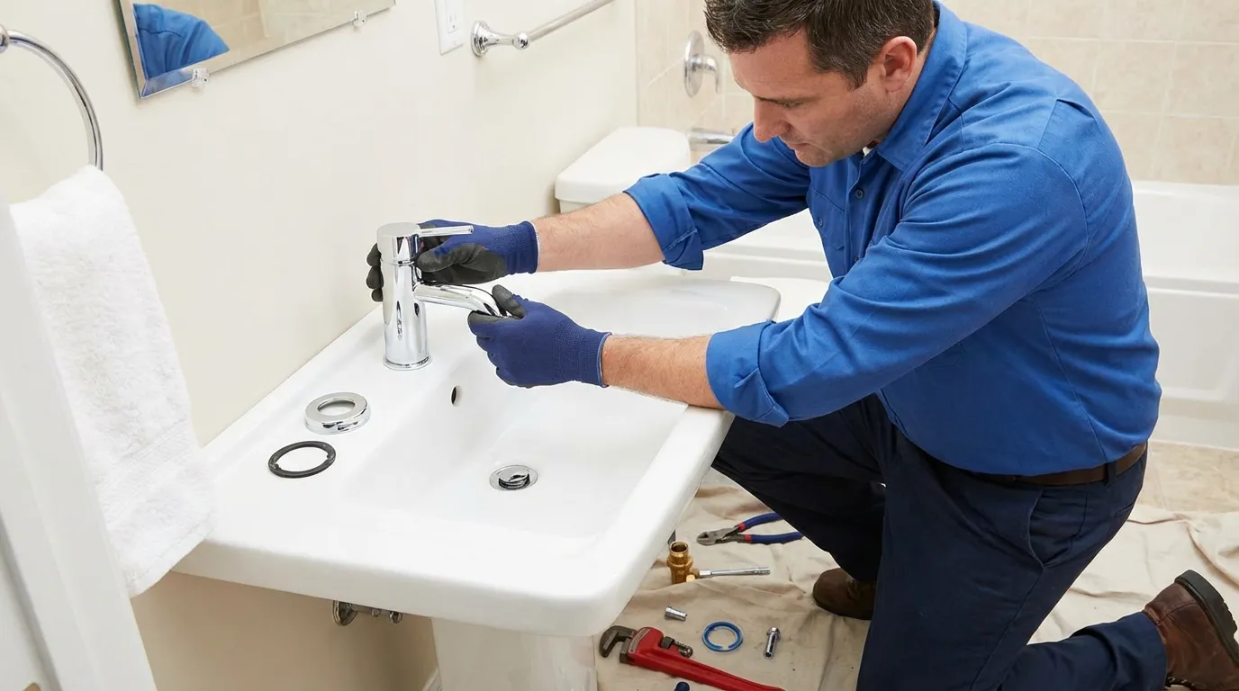 Before and After Plumbing Installation