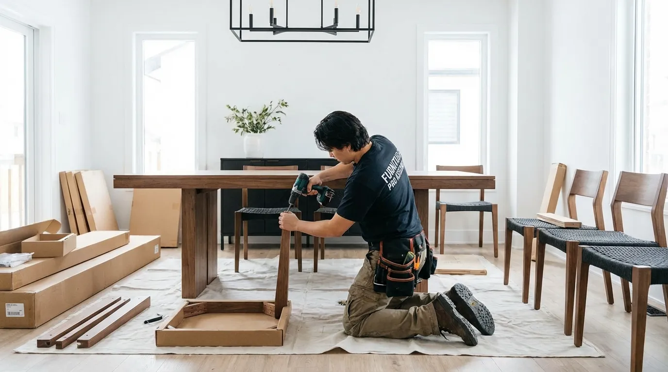 Professional furniture assembly in Dagenham