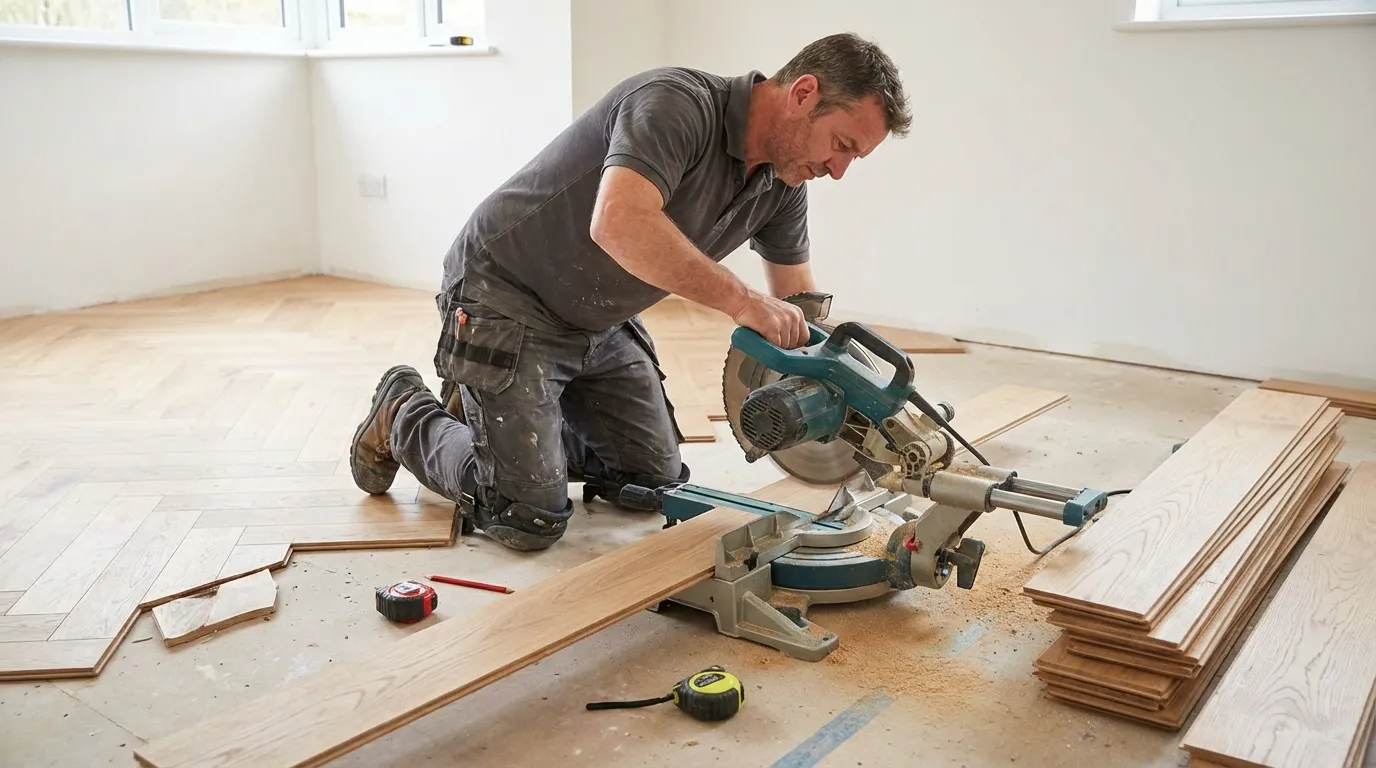 Tools used for floor fitting