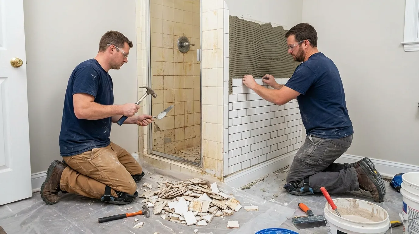 Bathroom Tile Replacement