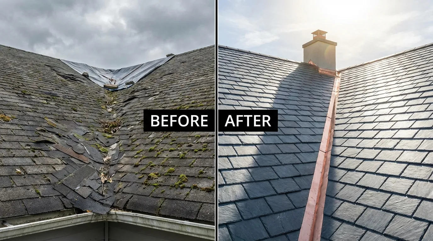 Roof Repair Services in Goodmayes - Before and After