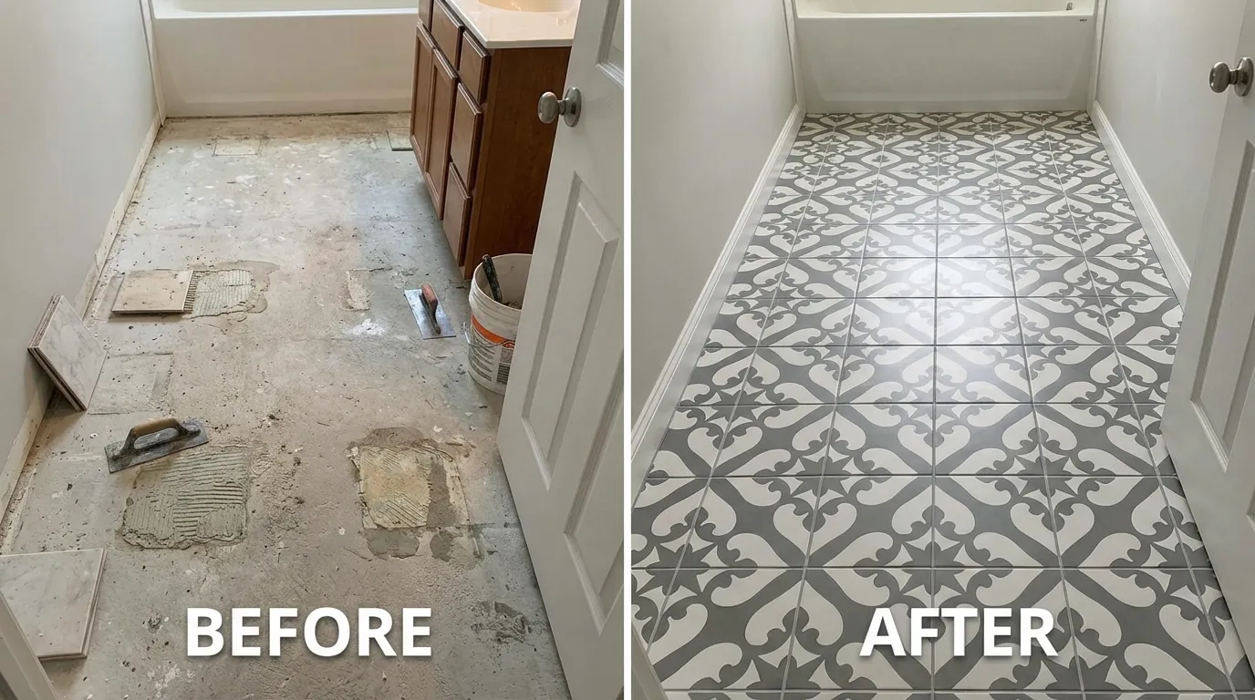 Fixing tiling problems in Chadwell Heath