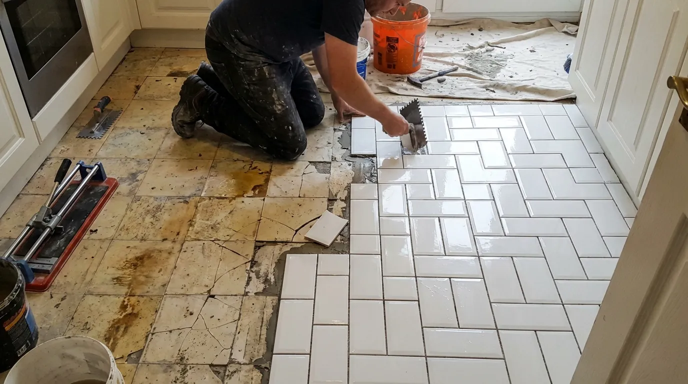 After Tile Replacement