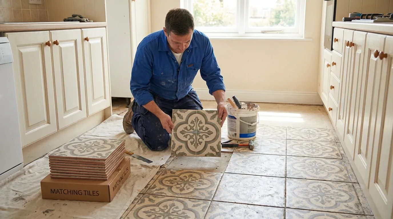 Kitchen Tile Replacement