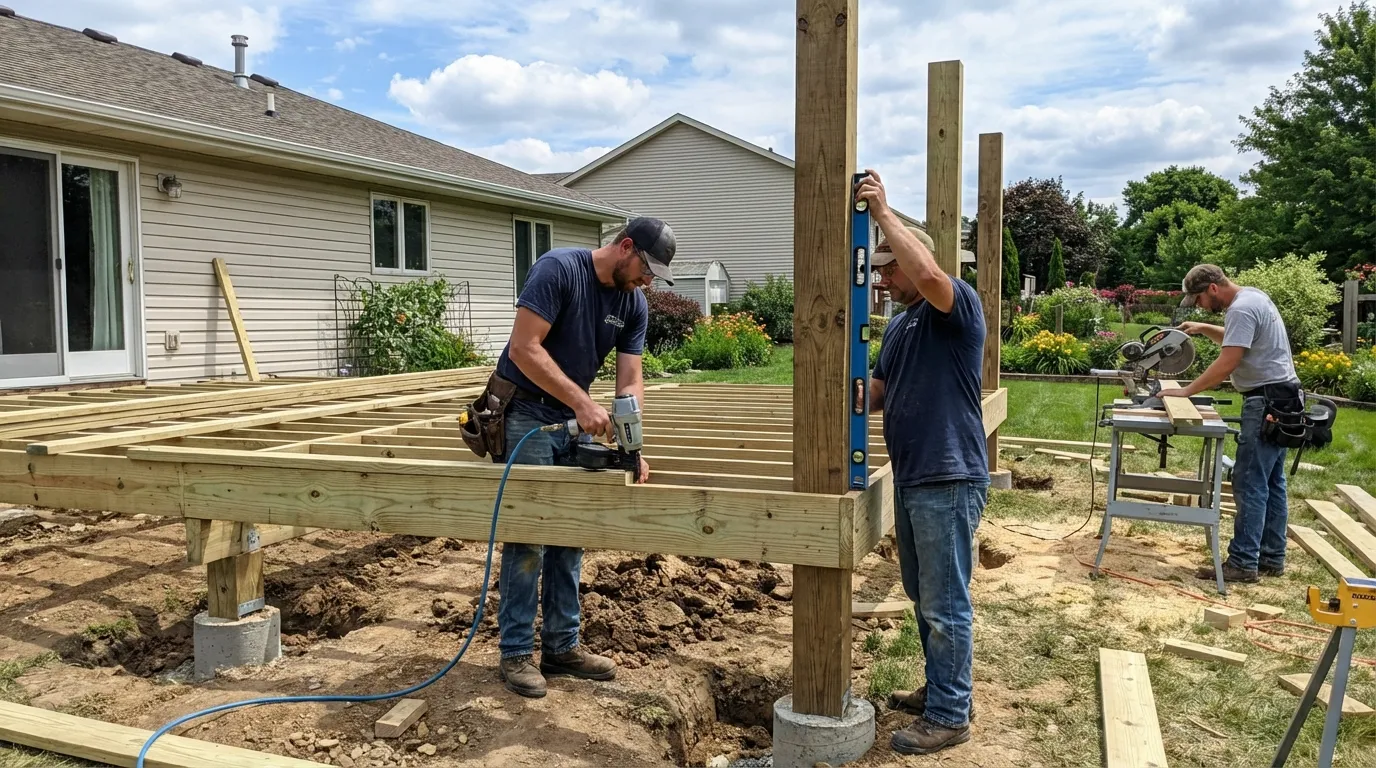 Deck Construction Services in Romford RM6 4FS