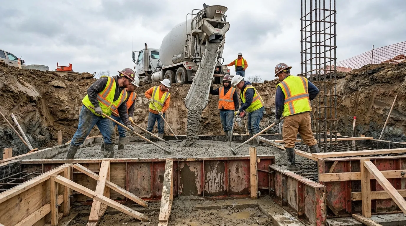Foundation Pour After
