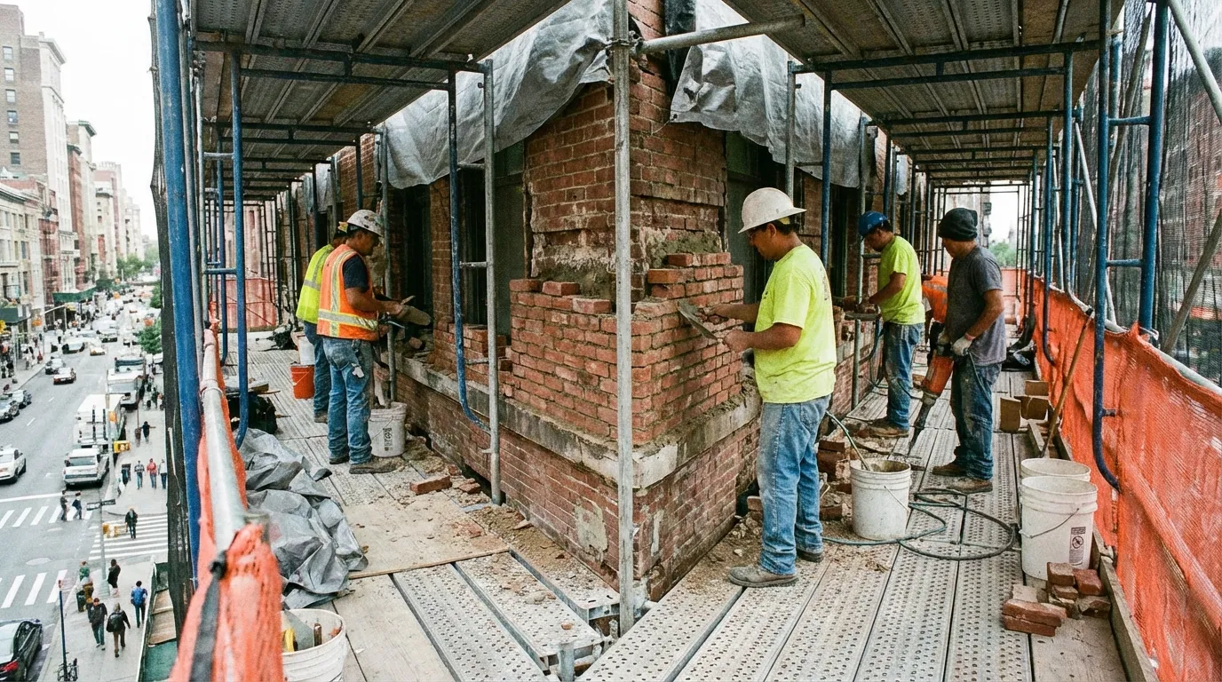 Repair process in action